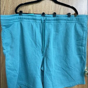 Green Mens Goodfellow and Company Shorts 2X Green Fleece Pockets